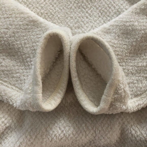 Patagonia Raw Linen White Cream X-Dye Retool Snap T Fleece Jacket Pullover Top M - Picture 6 of 10